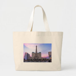 Bolsa Tote Grande Sunset Paris Las Vegas Tour Eiffel Fake