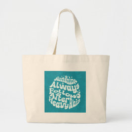 Bolsa Tote Grande Sunshine always follows after heavy rain