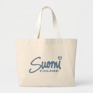 Bolsa Tote Grande Suomi Finlandia 4