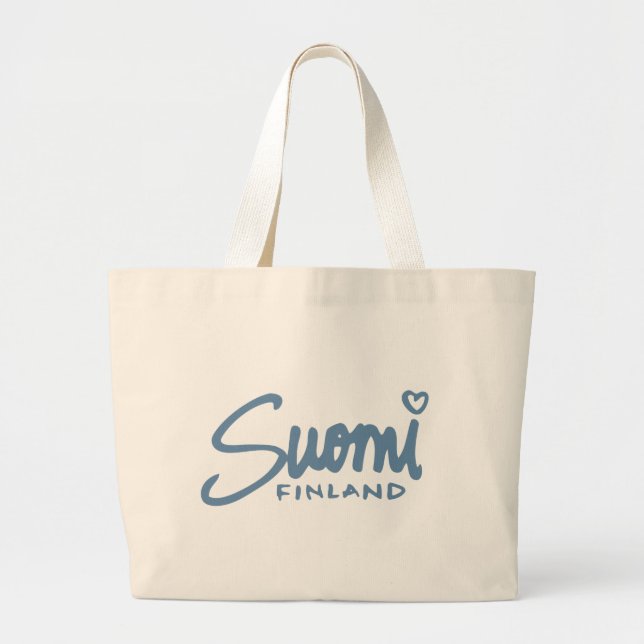 Bolsa Tote Grande Suomi Finlandia 4 (Frente)