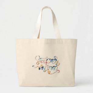Bolsa Tote Grande Super-mãe