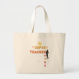 Bolsa Tote Grande Super Professor Vibe