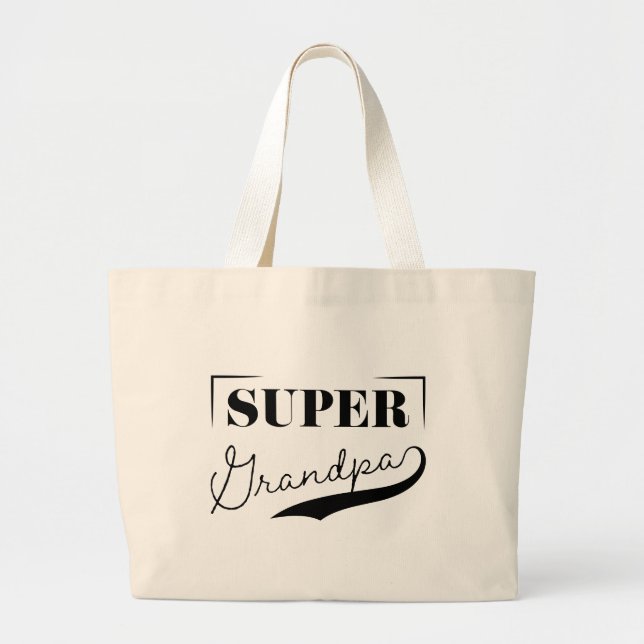 Bolsa Tote Grande Super vovô (Frente)