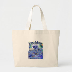 Bolsa Tote Grande SuperCellular & o Microheroes!