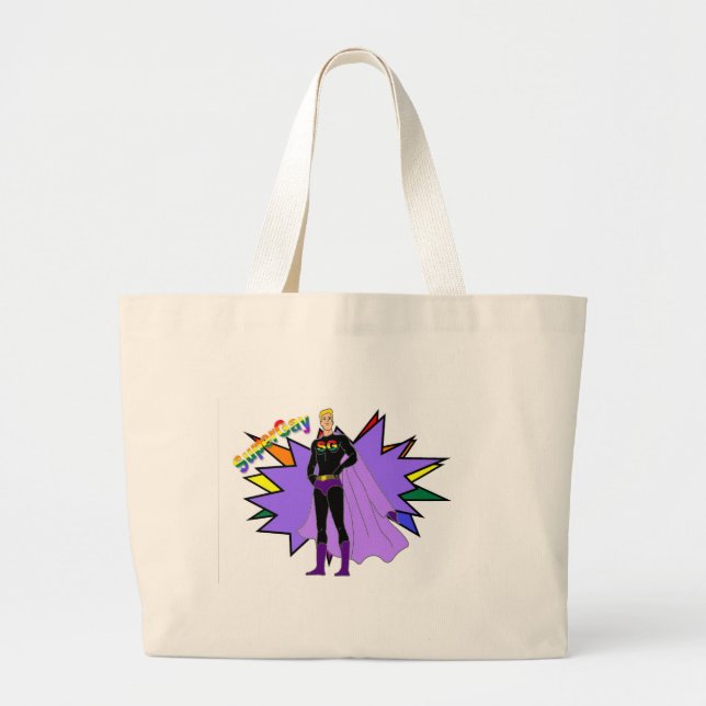 Bolsa Tote Grande SuperGay! (Frente)