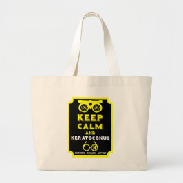 Bolsa Tote Grande Suporte E Consciência De Keratoconus