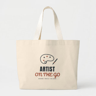Bolsa Tote Grande Suprimentos De Arte Para Artista Em Movimento Pint