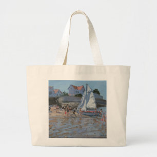 Bolsa Tote Grande Sur branco Mer France de Palais do veleiro