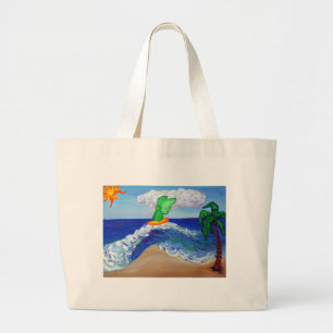 Bolsa Tote Grande Surfing Angel Raphael Bag