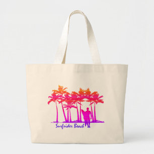 Bolsa Tote Grande Surfrider Beach Havaiana Palm Tree Blend
