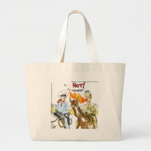 Bolsa Tote Grande #Sushi Wasabi Do Velho Oeste Presentes Engraçados