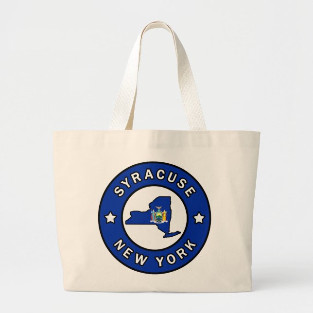Bolsa Tote Grande Syracuse Nova York (Frente)