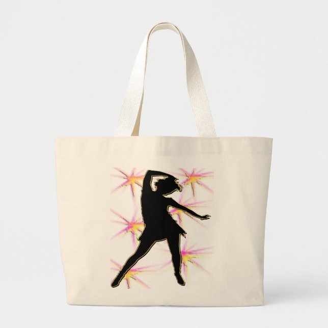 Bolsa Tote Grande T-shirt e presentes da diva da dança (Frente)
