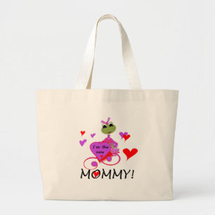 Bolsa Tote Grande T-shirt e presentes novos das mamães do sapo