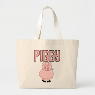 Bolsa Tote Grande T-shirt leitães e presentes