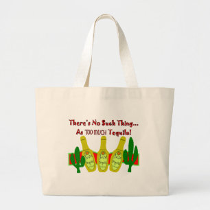 Bolsa Tote Grande T-shirt & presentes dos amantes do Tequila