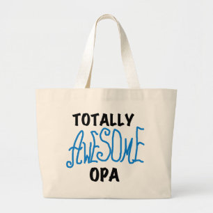Bolsa Tote Grande T-shirts e presentes, totalmente incríveis, azuis