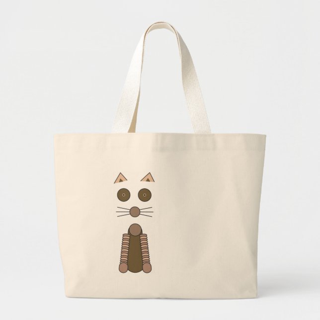 Bolsa Tote Grande Tabuleiro CAT (Frente)