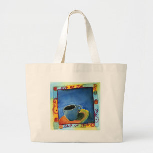Bolsa Tote Grande Taça Java de Joe