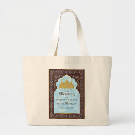 Bolsa Tote Grande Taj Mahal - Estilo Boêmiano Oriental