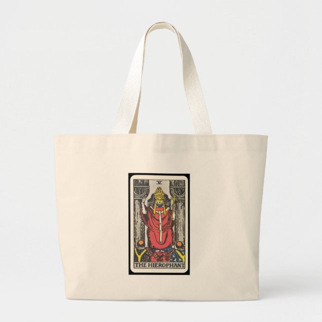 Bolsa Tote Grande Tarot: O Hierophant (Frente)