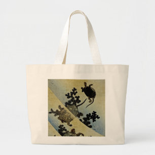 Bolsa Tote Grande Tartarugas da natação