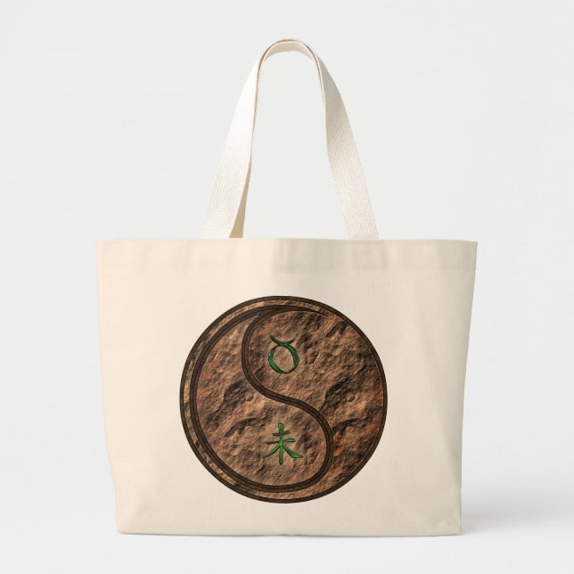 Bolsa Tote Grande Taurus & Earth Goat (Frente)