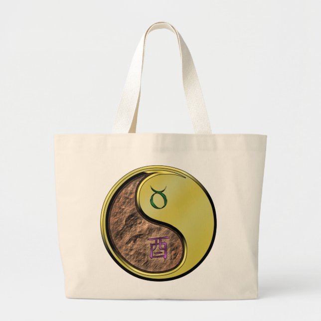 Bolsa Tote Grande Taurus & Metal Rooster (Frente)