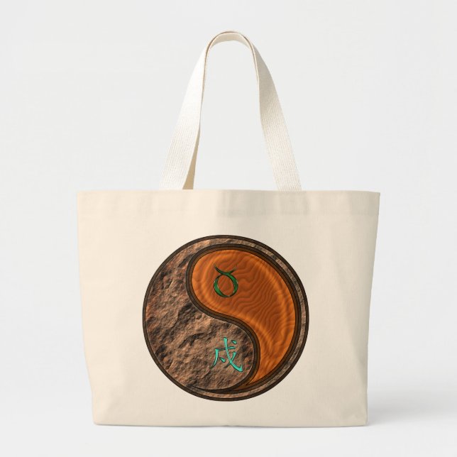 Bolsa Tote Grande Taurus & Wood Dog (Frente)