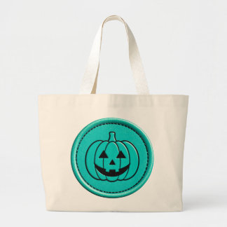 Bolsa Tote Grande Teal Pumpkin Allergy Friendly Non Food Treat Alert