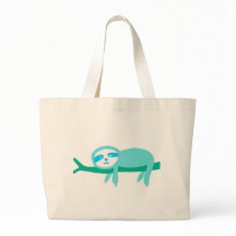 Teal Sloth em uma ramificação