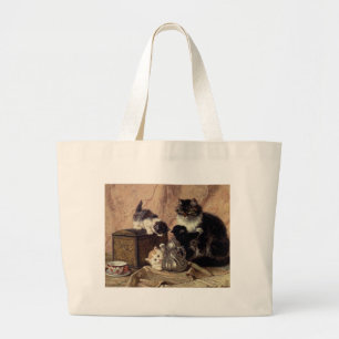 Bolsa Tote Grande Teatime_For_Kittens