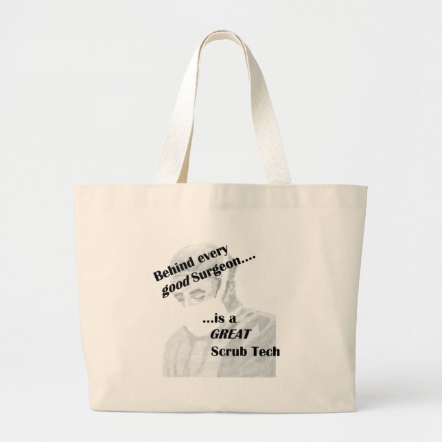 Bolsa Tote Grande Tecnologia Scrub (Frente)