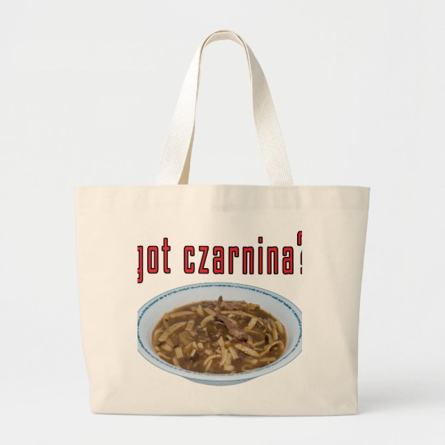 Bolsa Tote Grande Tem a czarina? Sopa (Frente)