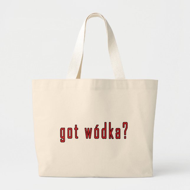 Bolsa Tote Grande tem wodka? (Frente)