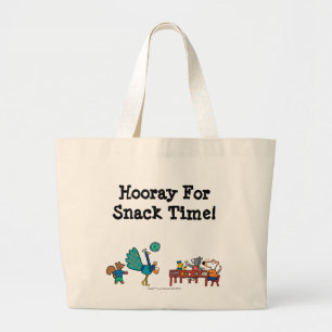Bolsa Tote Grande Tempo pré-escolar de Maisy e de petisco dos amigo