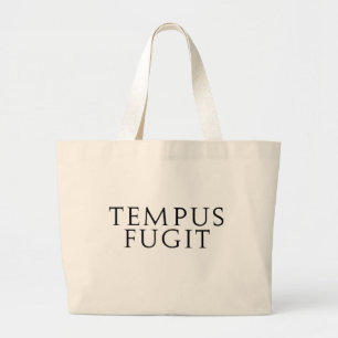 Bolsa Tote Grande Tempus Fugit