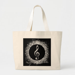 Bolsa Tote Grande Tendência legal brilha poeira brilhando