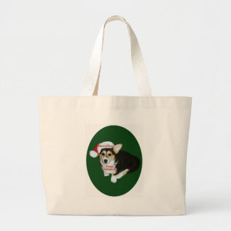 Bolsa Tote Grande Tenha muito um Natal Gimli do Corgi
