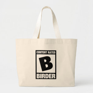 Bolsa Tote Grande Teor Classificado B: Birder