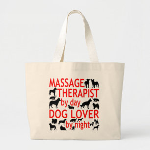 Bolsa Tote Grande Terapêutica de Massagem do Cão Lover