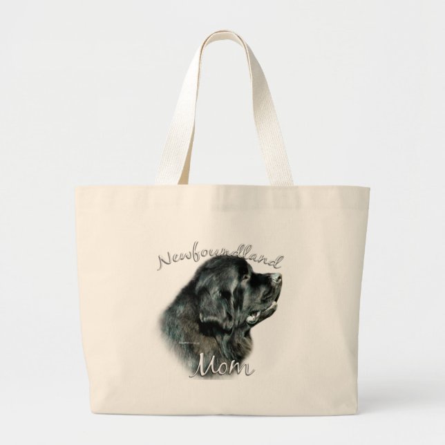 Bolsa Tote Grande Terra Nova (preto) Mãe 2 (Frente)