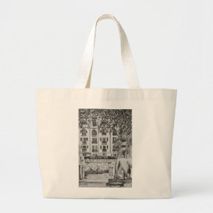 Bolsa Tote Grande Tevê majestosa da forma do festival de cinema de