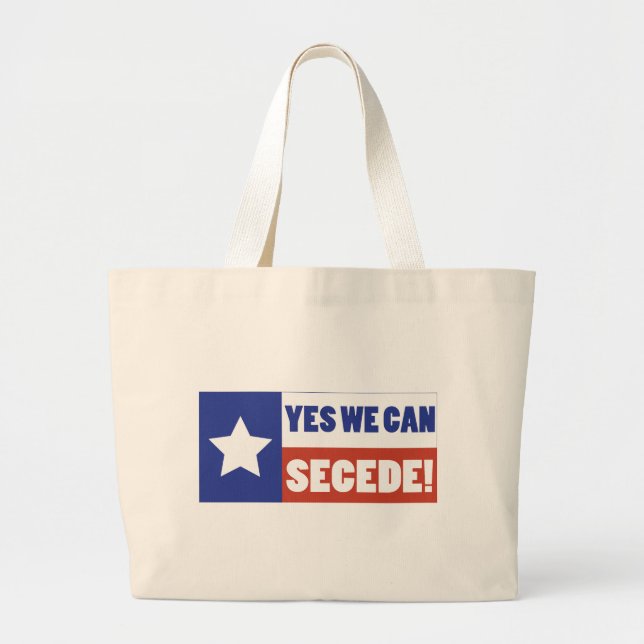 Bolsa Tote Grande Texas Secede (Frente)