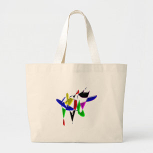 Bolsa Tote Grande Textura da arte moderna