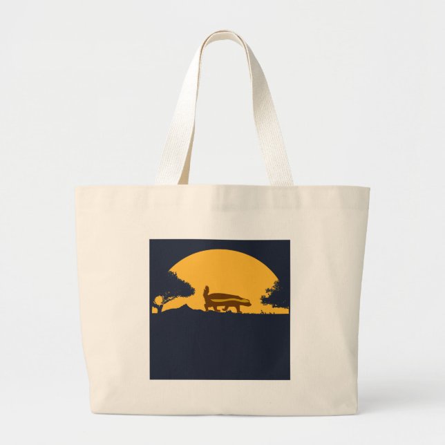 Bolsa Tote Grande texugo (Frente)
