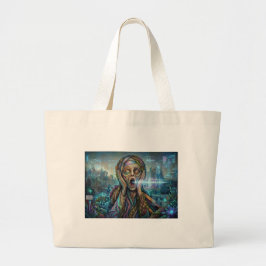 Bolsa Tote Grande "The Cybernetic Scream" – Jumbo Tote Bag