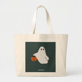 Bolsa Tote Grande This design is perfect for Halloween lovers
