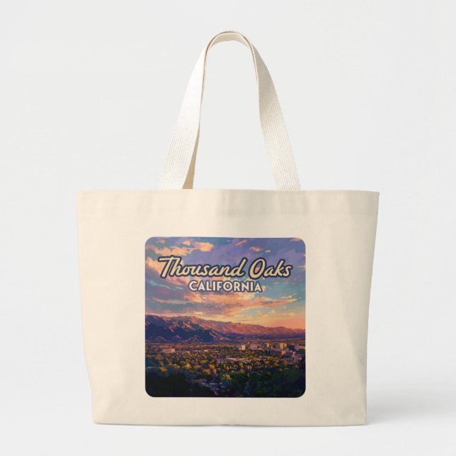Bolsa Tote Grande Thousand Oaks California Los Angeles Ventura (Frente)