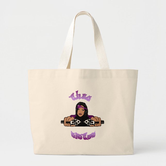 Bolsa Tote Grande Thug Sistas Bag (Frente)